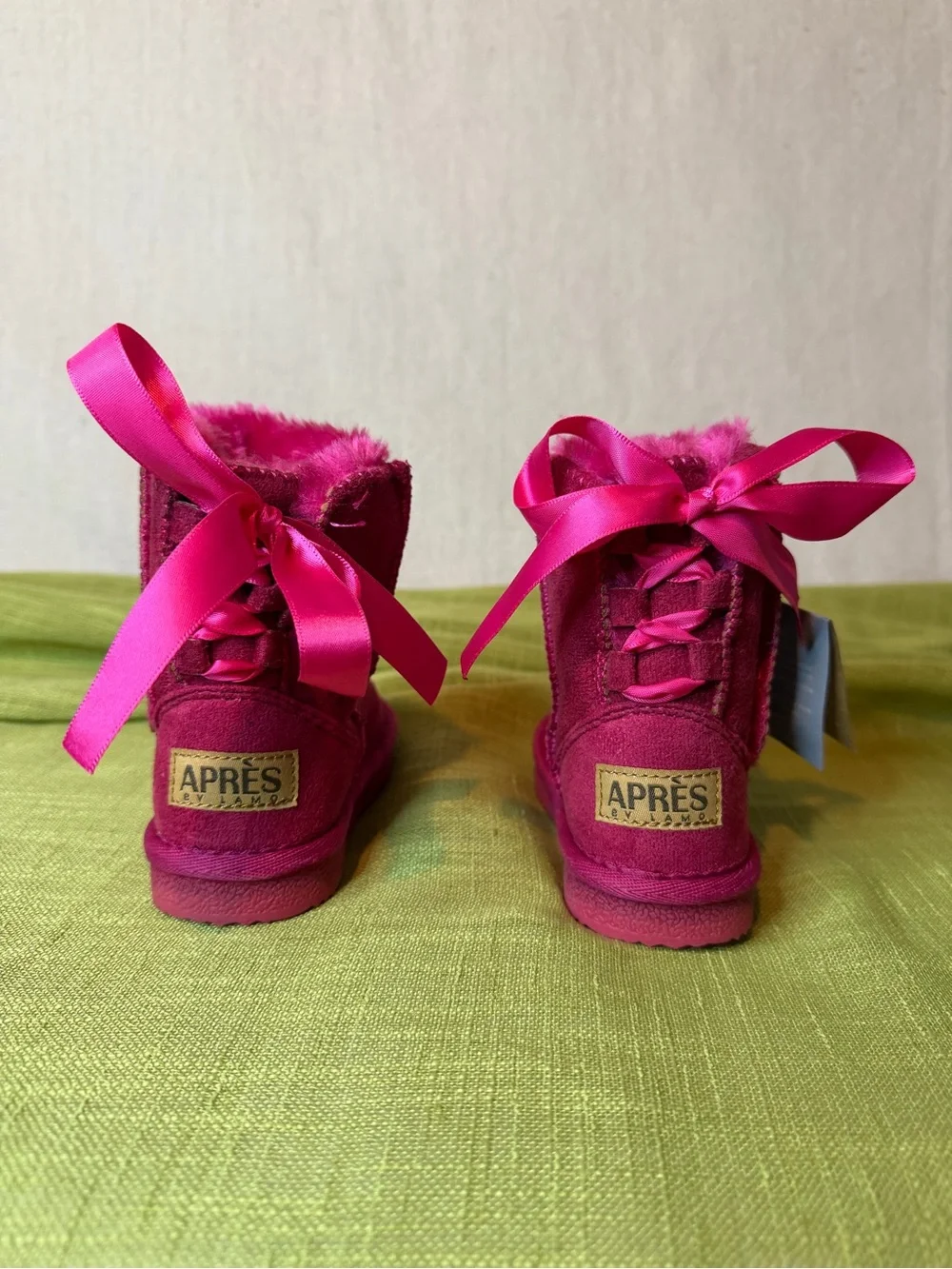 Apres by Lamo Toddler Hot Pink Faux-Fur Winter Boots 7C